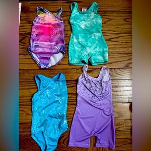 Gymnastics / dance leotard bundle girls 4/5